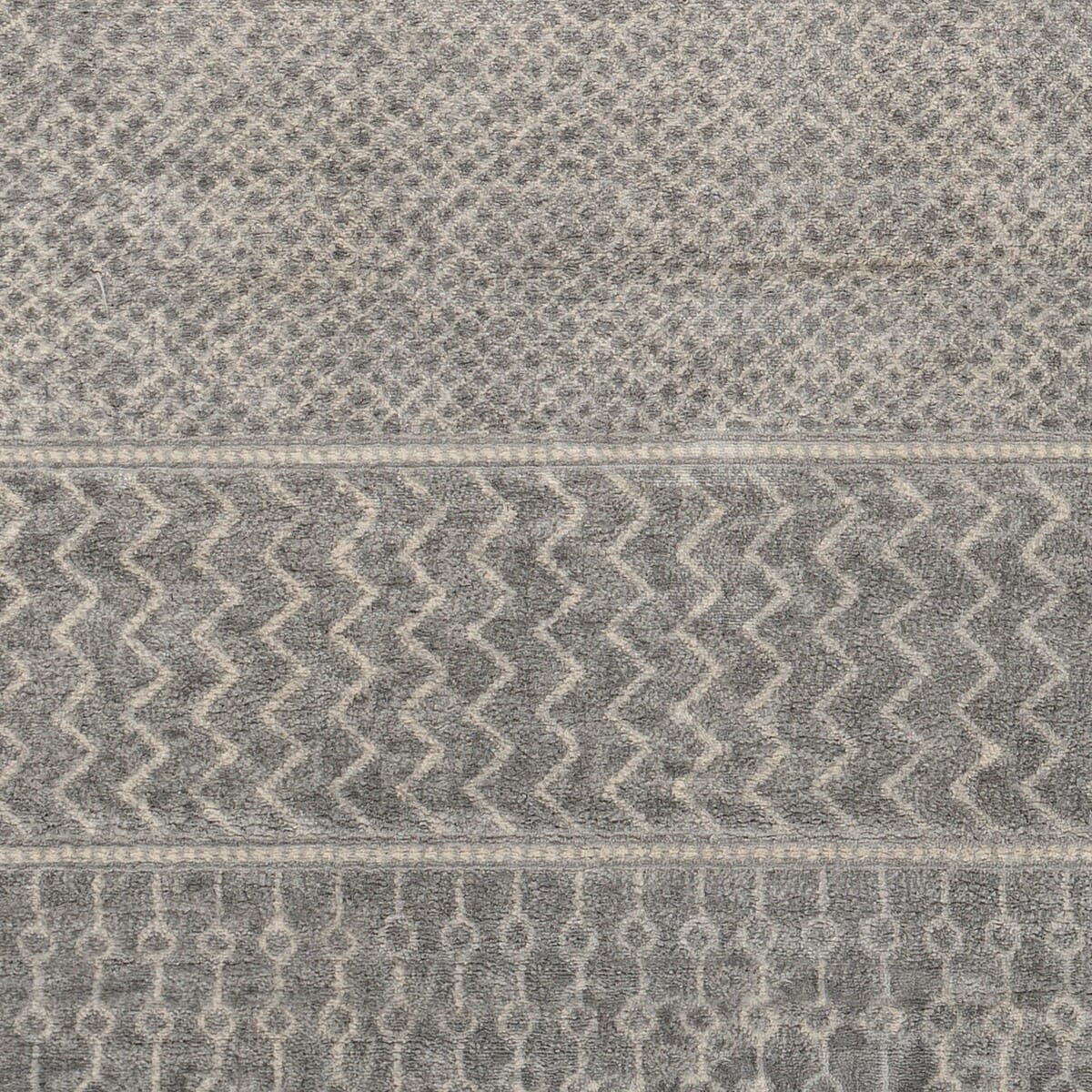 Surya Monaco Moc-2304 Silver Gray, Medium Gray, Cream Moroccan Area Rug