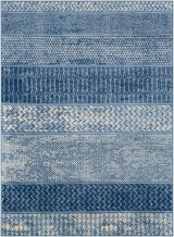 Surya Monaco Moc-2305 Bright Blue, Navy, Cream Rugs.