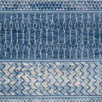 Surya Monaco Moc-2305 Bright Blue, Navy, Cream Moroccan Area Rug