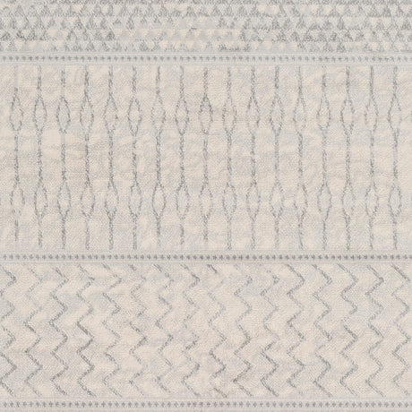 Surya Monaco Moc-2306 Silver Gray, Medium Gray, Cream Rugs.