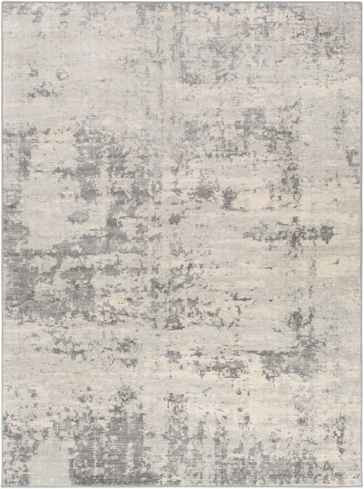 Surya Monaco Moc-2311 Silver Gray, Medium Gray, Cream Rugs.