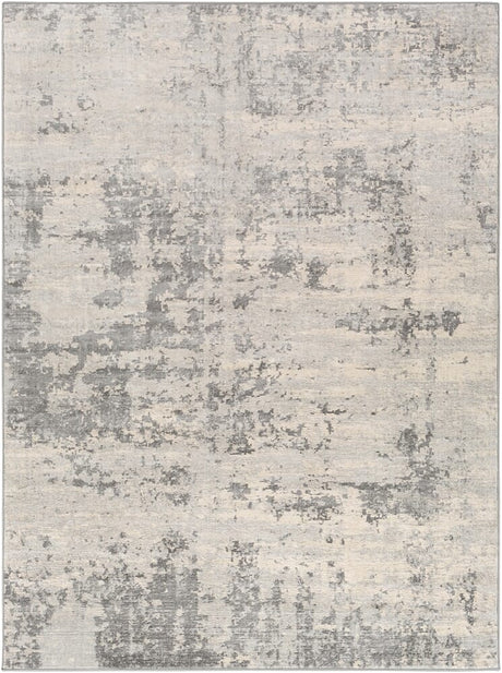 Surya Monaco Moc-2311 Silver Gray, Medium Gray, Cream Rugs.