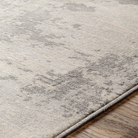 Surya Monaco Moc-2311 Silver Gray, Medium Gray, Cream Rugs.