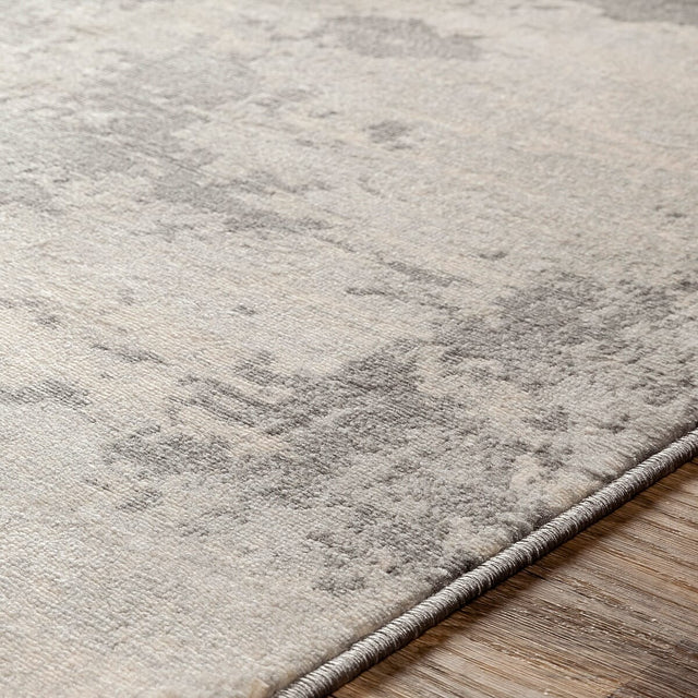 Surya Monaco Moc-2311 Silver Gray, Medium Gray, Cream Rugs.