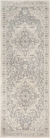 Surya Monaco Moc-2315 Silver Gray, Medium Gray, Cream Rugs.