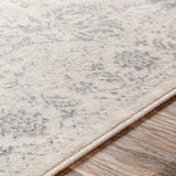 Surya Monaco Moc-2315 Silver Gray, Medium Gray, Cream Rugs.