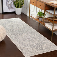 Surya Monaco Moc-2315 Silver Gray, Medium Gray, Cream Area Rug