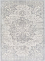 Surya Monaco Moc-2328 Silver Gray, Medium Gray, Cream Rugs.