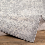 Surya Monaco Moc-2328 Silver Gray, Medium Gray, Cream Rugs.