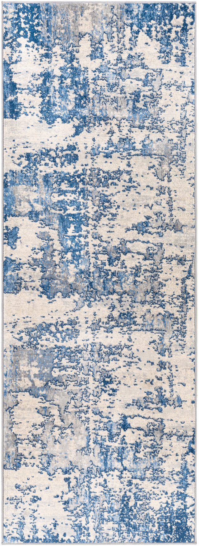 Surya Monaco Moc-2333 Blue, Charcoal Rug.