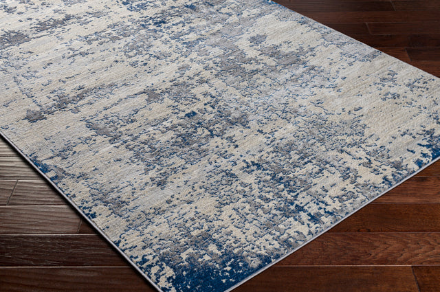 Surya Monaco Moc-2333 Blue, Charcoal Rug.
