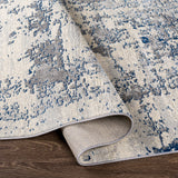 Surya Monaco Moc-2333 Blue, Charcoal Rug.