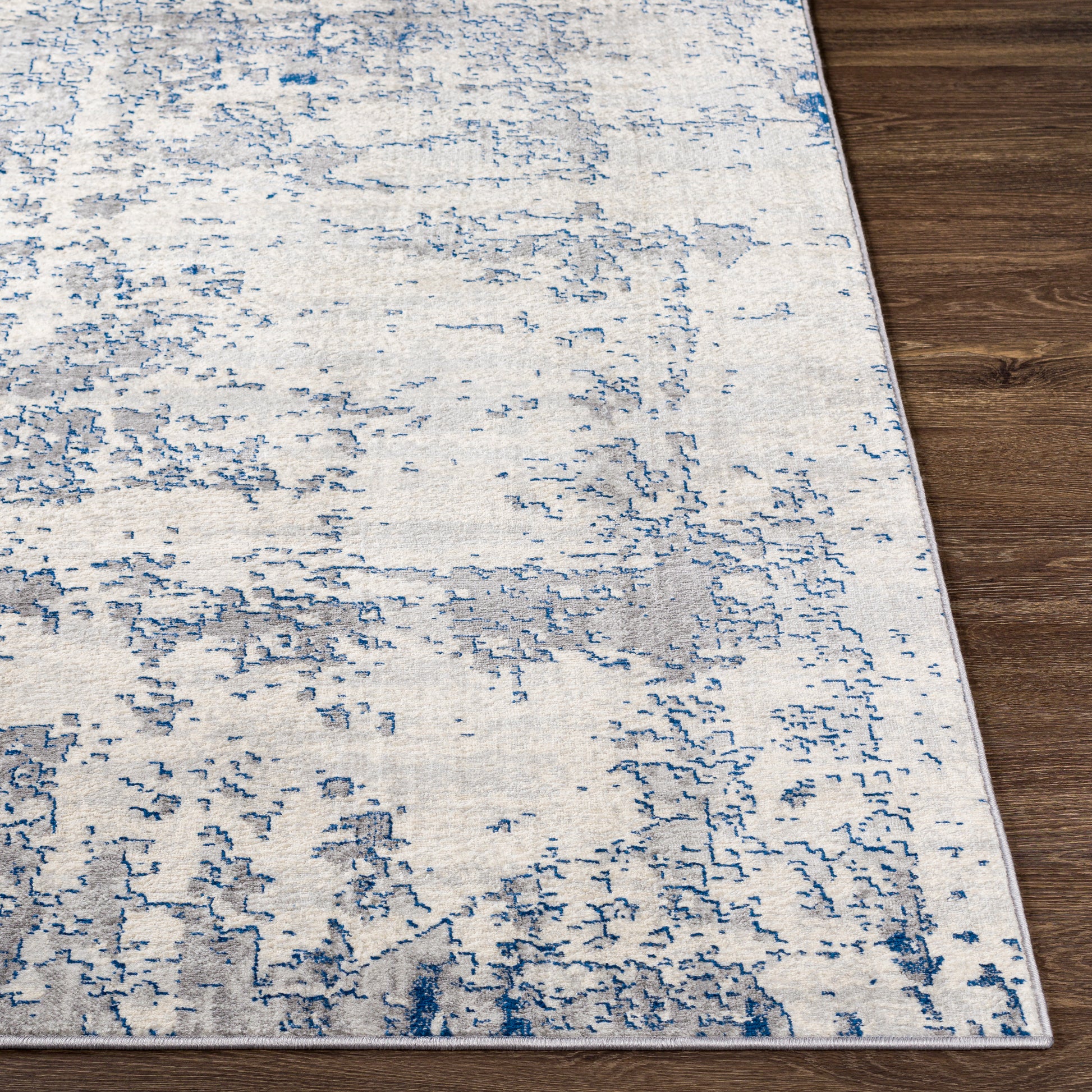 Surya Monaco Moc-2333 Blue, Charcoal Area Rug