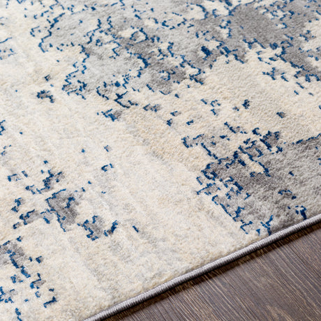 Surya Monaco Moc-2333 Blue, Charcoal Rug.