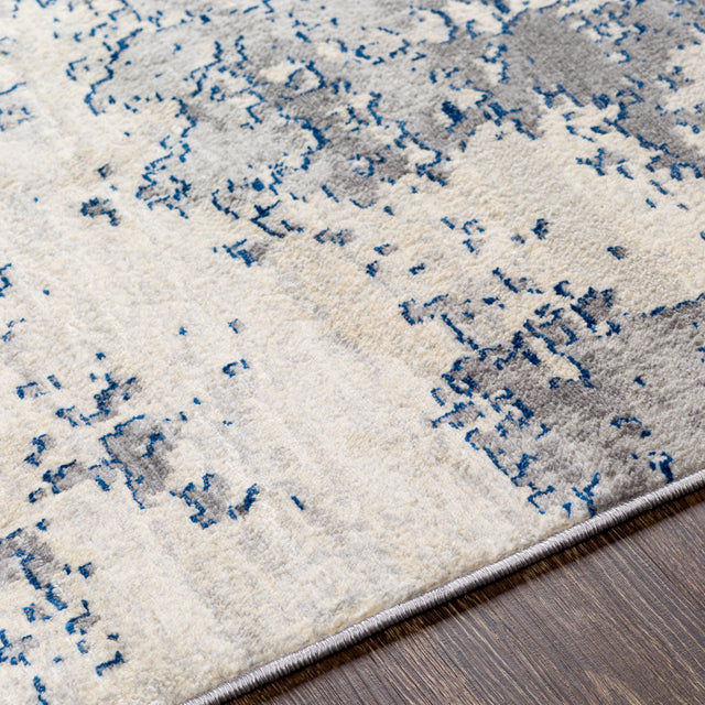 Surya Monaco Moc-2333 Blue, Charcoal Rug.