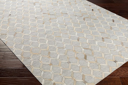 Surya Medora Mod-1005 Camel, Khaki, Cream, Light Gray Geometric Area Rug