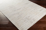 Surya Medora Mod-1024 Light Gray, Dark Brown, Ivory, Black Rugs.
