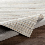 Surya Medora Mod-1024 Light Gray, Dark Brown, Ivory, Black Rugs.