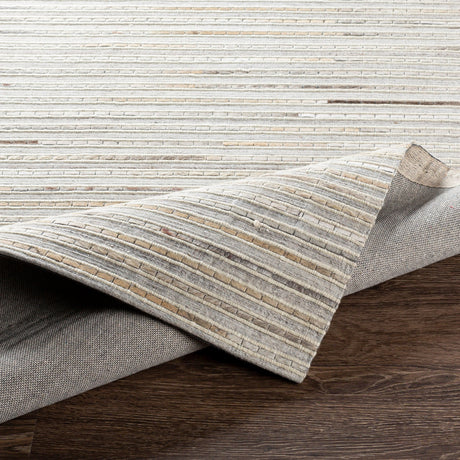 Surya Medora Mod-1024 Light Gray, Dark Brown, Ivory, Black Rugs.