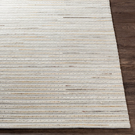 Surya Medora Mod-1024 Light Gray, Dark Brown, Ivory, Black Rugs.
