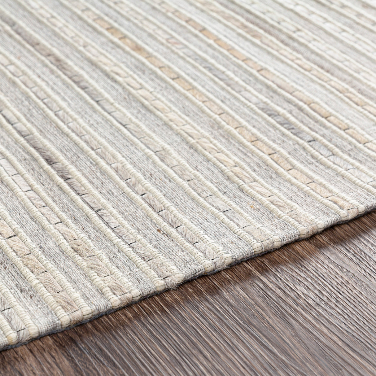 Surya Medora Mod-1024 Light Gray, Dark Brown, Ivory, Black Rugs.