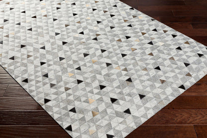 Surya Medora Mod-1025 Gray, Black, Light Gray, Medium Brown Area Rug