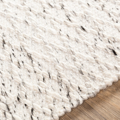 Surya Modena Moe-1002 Ivory, Black Rug.