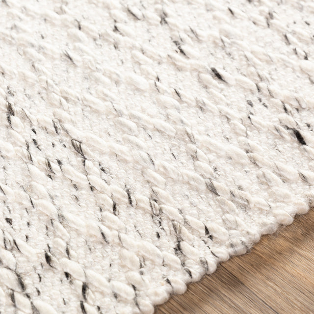 Surya Modena Moe-1002 Ivory, Black Rug.