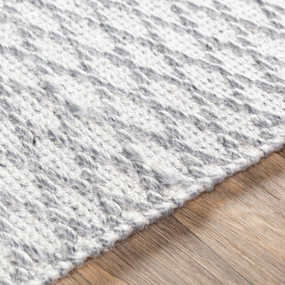 Surya Modena Moe-1003 Gray, White Area Rug