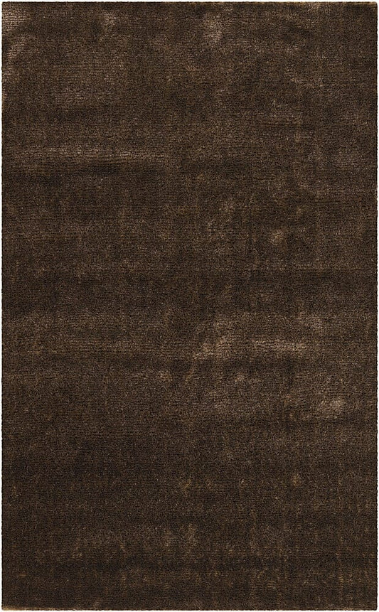 Chandra Mohit Mohmoc Mocha Solid Color Area Rug