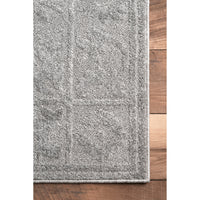 Nuloom Cadence Floral Nca1337B Gray Area Rug