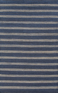 Momeni Novogratz Montauk Lighthouse Mtk-1 Navy Striped Area Rug