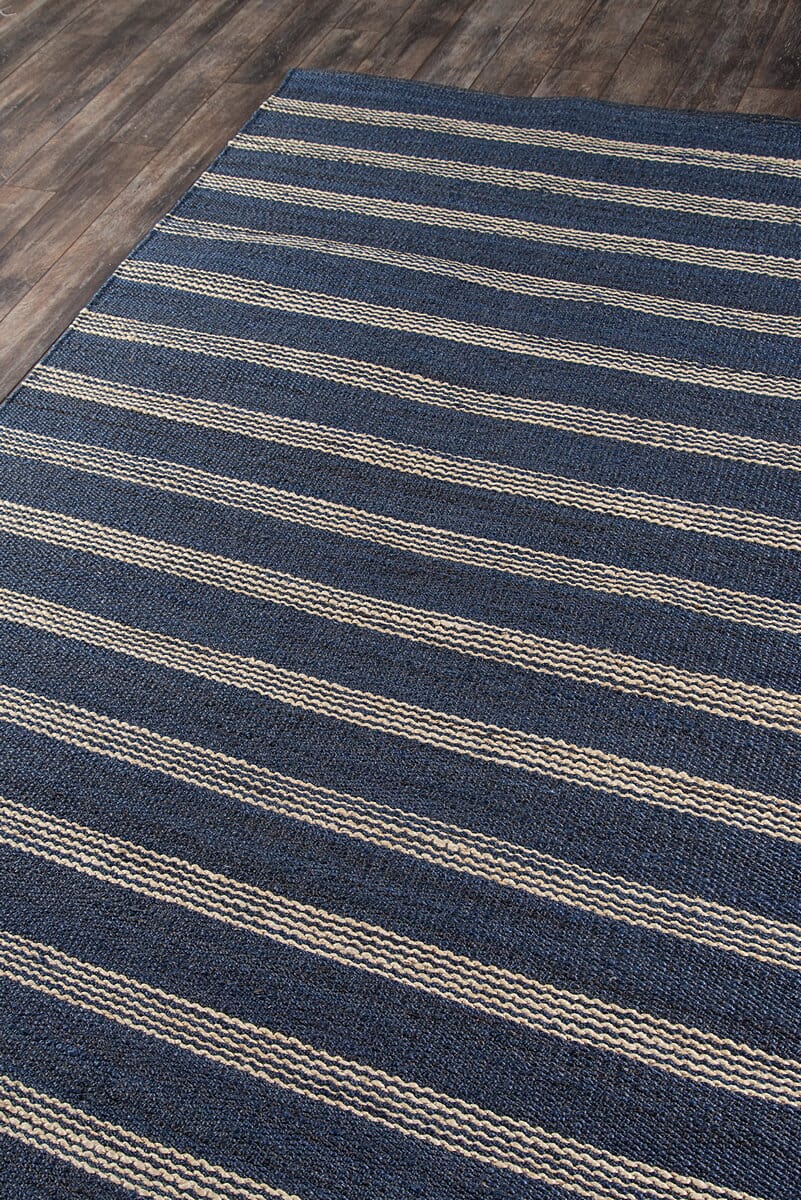 Momeni Novogratz Montauk Lighthouse Mtk-1 Navy Striped Area Rug