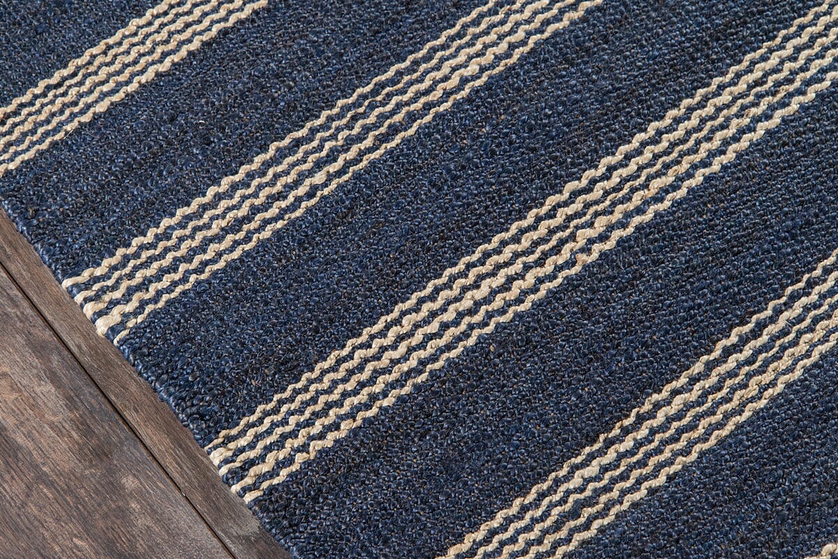 Momeni Novogratz Montauk Lighthouse Mtk-1 Navy Striped Area Rug