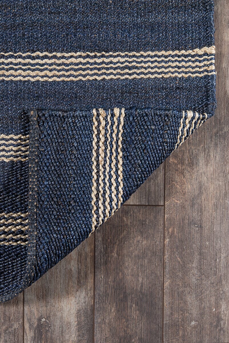 Momeni Novogratz Montauk Lighthouse Mtk-1 Navy Striped Area Rug