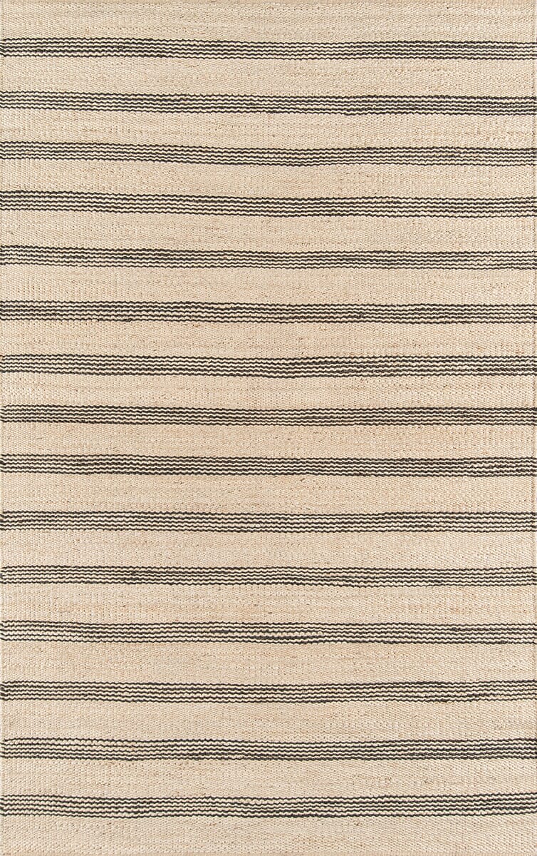 Momeni Novogratz Montauk Lighthouse Mtk-2 Charcoal Striped Area Rug