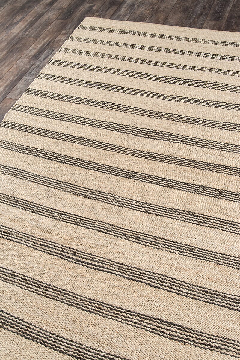 Momeni Novogratz Montauk Lighthouse Mtk-2 Charcoal Striped Area Rug