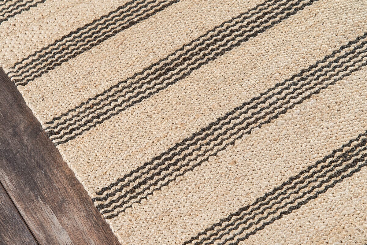 Momeni Novogratz Montauk Lighthouse Mtk-2 Charcoal Striped Area Rug