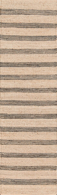 Momeni Novogratz Montauk Lighthouse Mtk-2 Charcoal Striped Area Rug