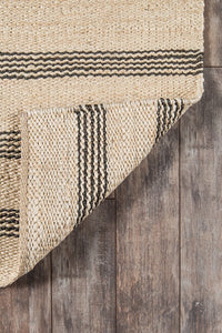 Momeni Novogratz Montauk Lighthouse Mtk-2 Charcoal Striped Area Rug