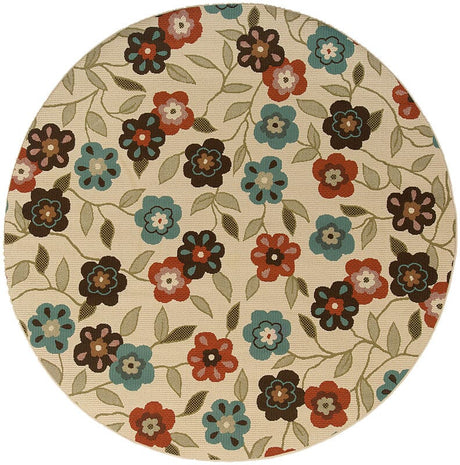 Oriental Weavers Sphinx Montego 2267y Ivory / Brown Rugs.