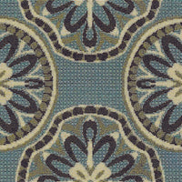 Oriental Weavers Sphinx Montego 8323l Blue / Ivory Damask Area Rug