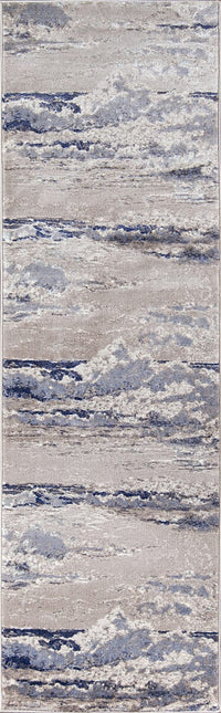 Momeni Monterey Mo-08 Blue Organic / Abstract Area Rug