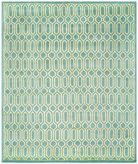 Safavieh Mosaic Mos150A Aqua / Light Gold Geometric Area Rug