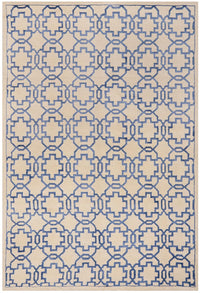 Safavieh Mosaic Mos152A Cream / Purple Geometric Area Rug