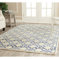 Safavieh Mosaic Mos152A Cream / Purple Geometric Area Rug