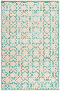 Safavieh Mosaic Mos152B Cream / Aqua Geometric Area Rug