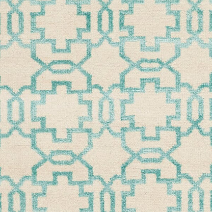 Safavieh Mosaic Mos152B Cream / Aqua Geometric Area Rug