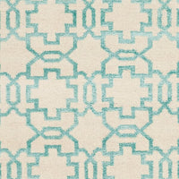 Safavieh Mosaic Mos152B Cream / Aqua Geometric Area Rug