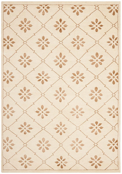 Safavieh Mosaic Mos154A Cream / Light Brown Floral / Country Area Rug
